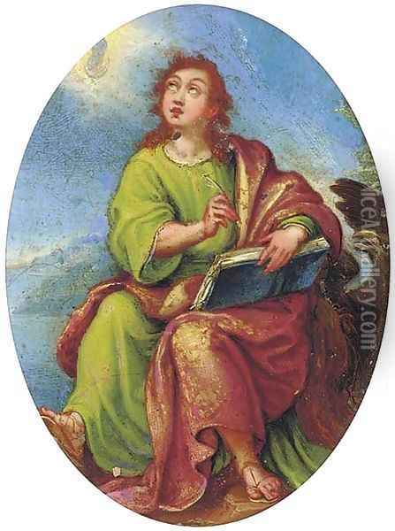 Saint John the Evangelist Oil Painting - Denys Calvaert