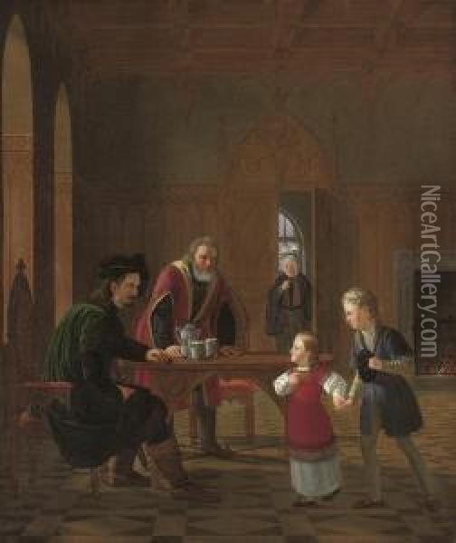 The Young Ambassadors Oil Painting - Ben Austrian