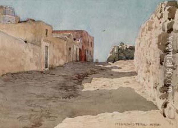 Veduta Di Borgo Meridionale Oil Painting - Pierre Girard