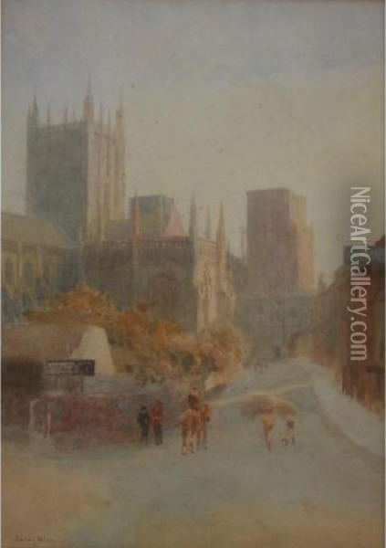 York Oil Painting - Harry T. Hine