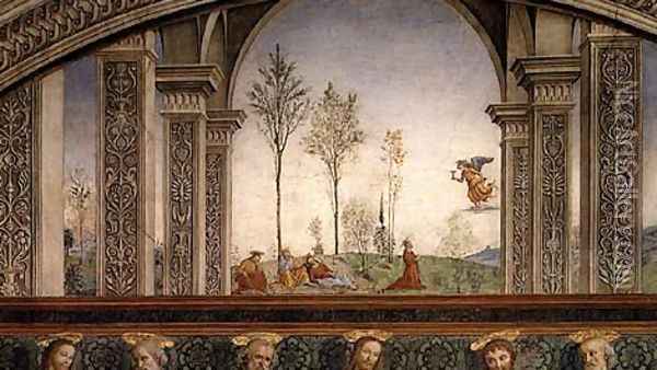 The Last Supper Oil Painting - Pietro Vannucci Perugino