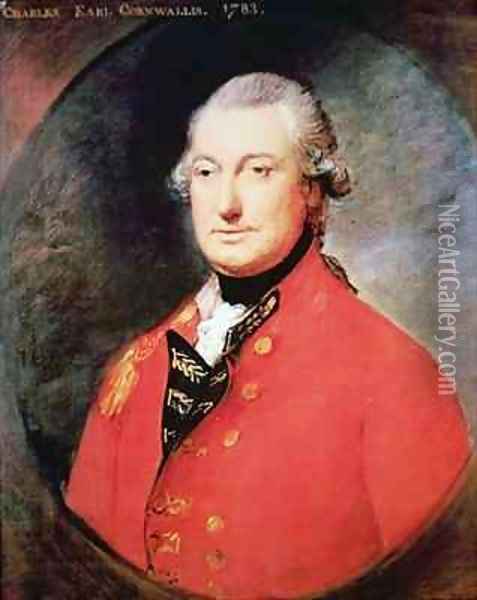 Charles Cornwallis 1st Marquis Cornwallis Oil Painting - Thomas Gainsborough