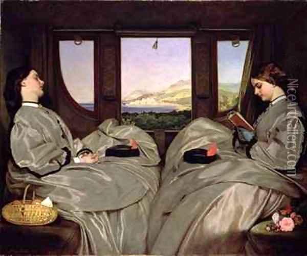 The Travelling Companions Oil Painting - Augustus Leopold Egg