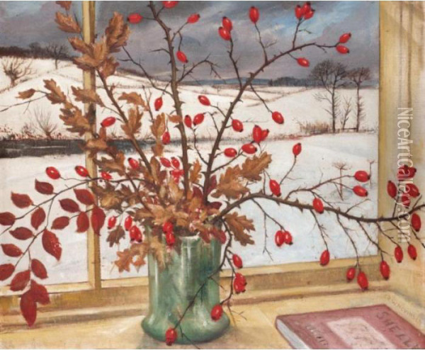 Can Spring Be Far Behind? Oil Painting - Christopher R. Wynne Nevinson
