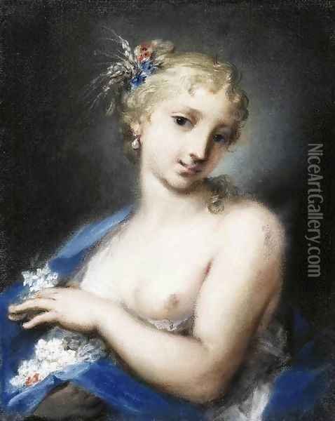 Summer Oil Painting - Rosalba Carriera