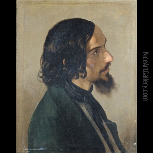 Ritratto Del Pittore Giovanni Scaramuzza Oil Painting - Francesco Corbari