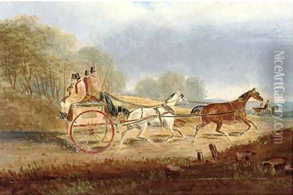 A trot through the countryside Oil Painting - Charles Cooper Henderson