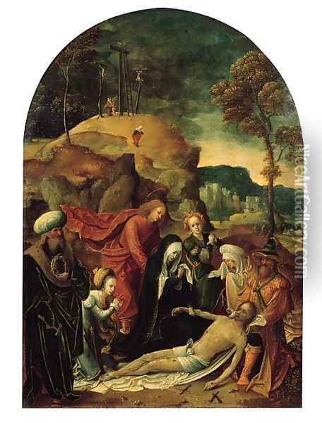 The Lamentation Oil Painting - Master Of The Martyrdom Of Saint John