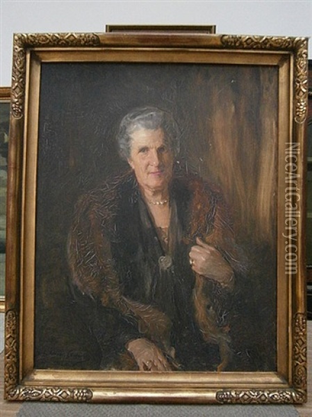 Portret Van Een Dame Oil Painting - John Quincy Adams