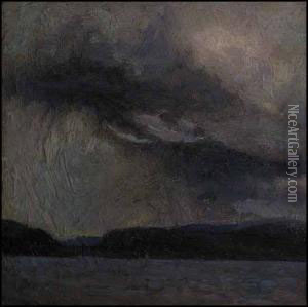Thunderstorm Oil Painting - Tom Thomson