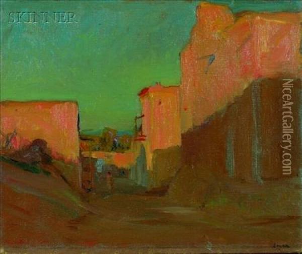 Algerian Street Oil Painting - Robert Henry Logan
