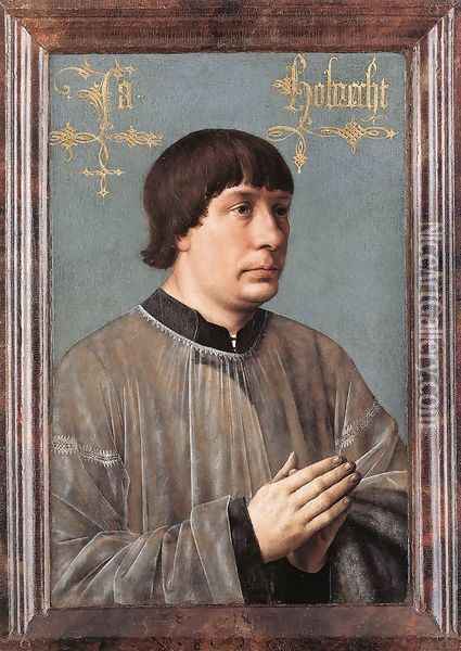 Portrait of Jacob Obrecht 1496 Oil Painting - Hans Memling