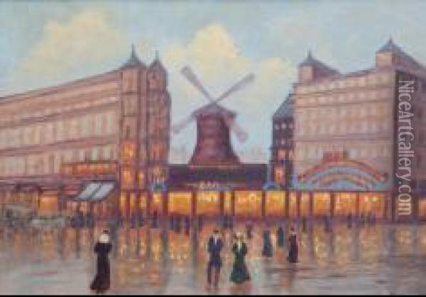Moulin Rouge Oil Painting - Emile Boyer