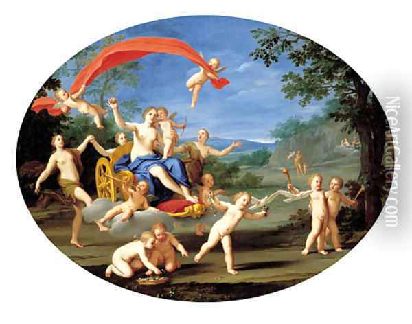 The Triumph of Venus Oil Painting - Marcantonio Franceschini