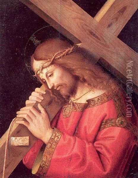Christ Bearing the Cross Oil Painting - Marco Palmezzano