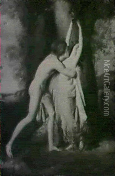 Apollo And Daphne Oil Painting - Victor Maximilien Potain