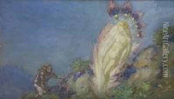 Celestial Ascent Oil Painting - George William, A.E. Russell