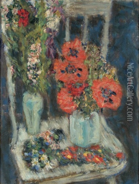 Poppies Oil Painting - Alexis Paul Arapov