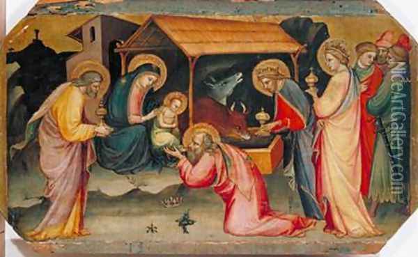 Adoration of the Magi 1405 Oil Painting - di Nardo Mariotto