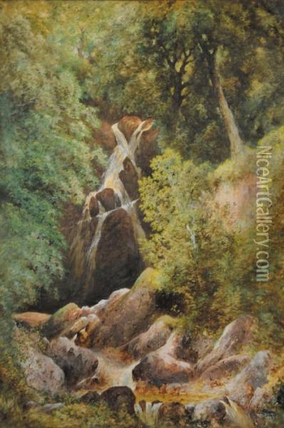 In The Leny Glen Oil Painting - Robert Frier