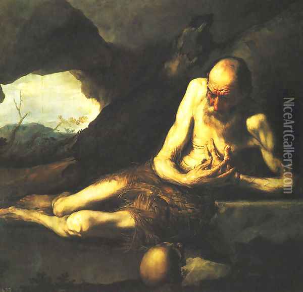 St. Paul the Hermit Oil Painting - Jusepe de Ribera