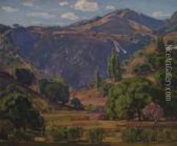 The Light Of Another Day Oil Painting - William Wendt