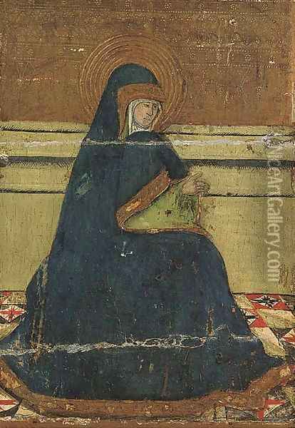 The Virgin Oil Painting - School Of Aragon
