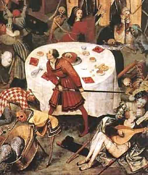 The Triumph Of Death (Detail) C1562 Oil Painting - Jan The Elder Brueghel