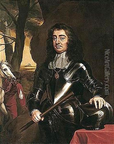 Portrait Of George Monck, 1st Duke Of Albemarle (1608-1670) Oil Painting - Sir Peter Lely