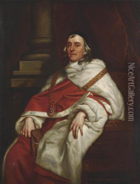 Portrait Of Sir John Glynne Oil Painting - Sir Peter Lely