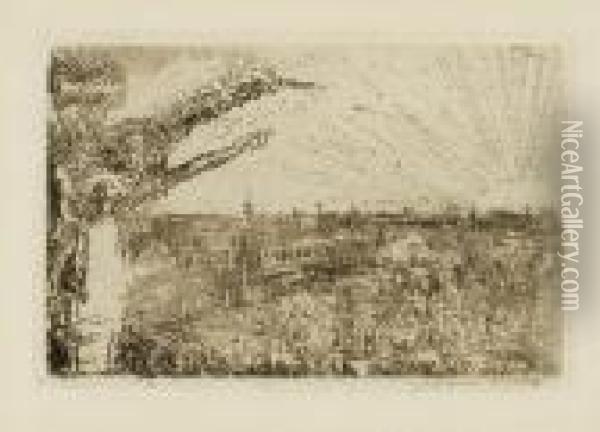 La Tentation Du Christ Oil Painting - James Ensor
