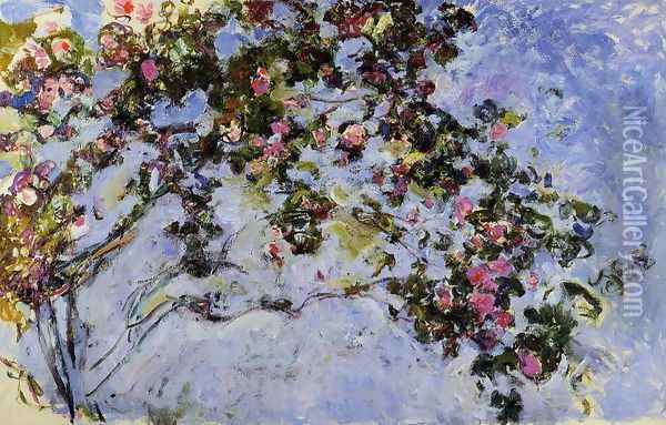 The Rose Bush Oil Painting - Claude Oscar Monet