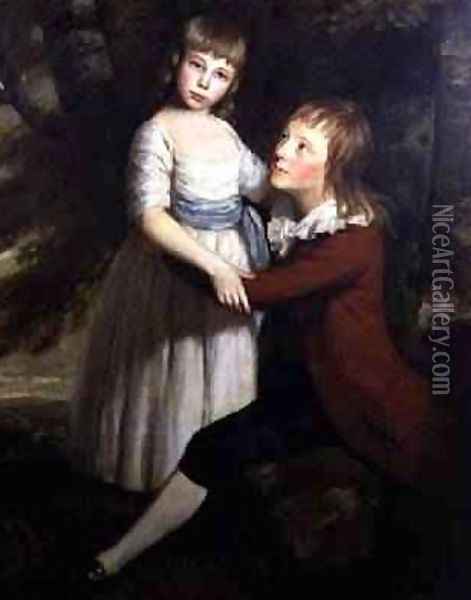 Henry and Frances Read of Walthamstow 1783 Oil Painting - John Opie