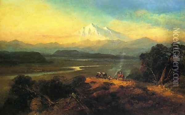 Mount Shasta, California Oil Painting - Andrew Melrose