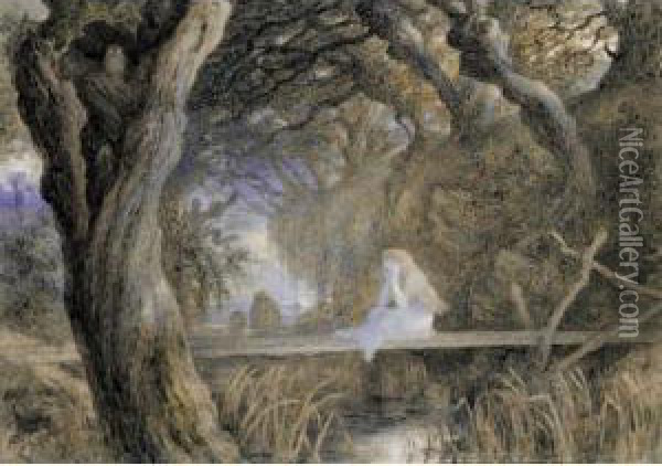 Day Dreaming Oil Painting - Richard Doyle
