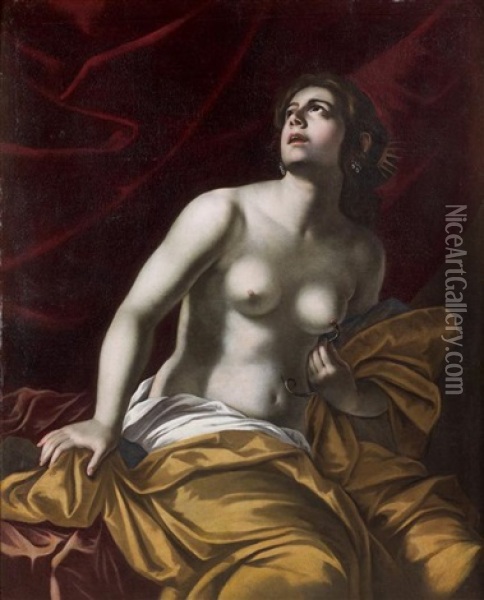 Cleopatre Oil Painting - Francesco de Rosa