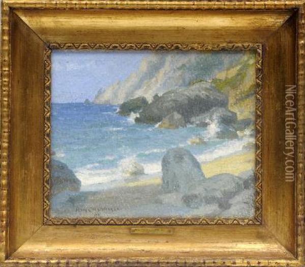Studie Von Capri Oil Painting - Hans Christiansen