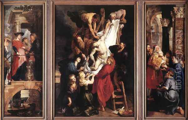 Descent from the Cross 1 Oil Painting - Peter Paul Rubens