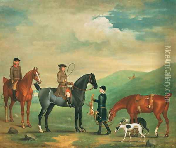 The 4th Lord Craven coursing at Ashdown Park Oil Painting - James Seymour