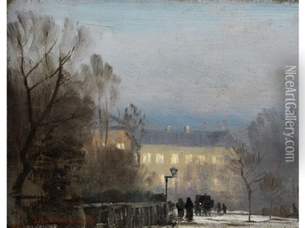 Untitled Oil Painting - Anders Andersen-Lundby