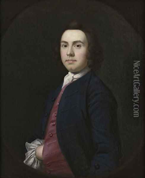 Portrait of a Gentleman Oil Painting - William Keable