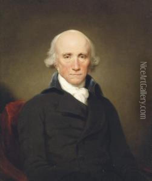 Portrait Of Warren Hastings Oil Painting - Lemuel Francis Abbott