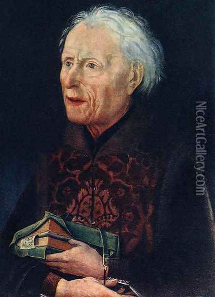 Portrait of Count Georg von Löwenstein Oil Painting - Hans Pleydenwurff
