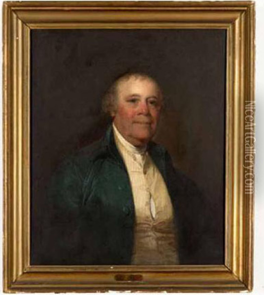 Portrait Of Captain Joseph Anthony Oil Painting - Gilbert Stuart