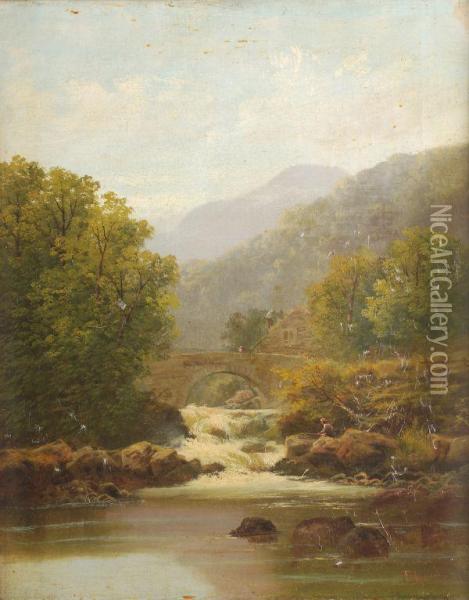 River Landscapes Oil Painting - Francis Muschamp