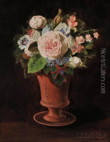 The Little Bouquet Oil Painting - William Jacob Hays the Elder
