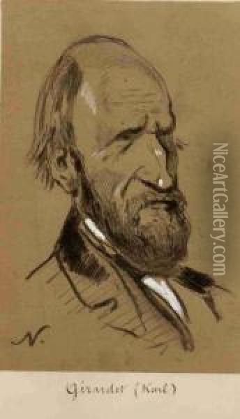 Karl Girardet (1813-1871) Oil Painting - Nadar