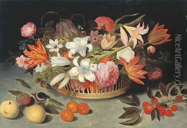 Flowers 2 Oil Painting - Ambrosius the Elder Bosschaert