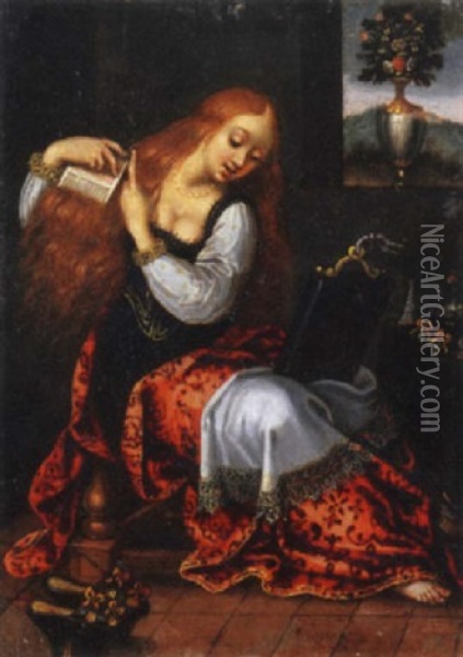 Allegoria Della Vanita Oil Painting - Jacopo Ligozzi