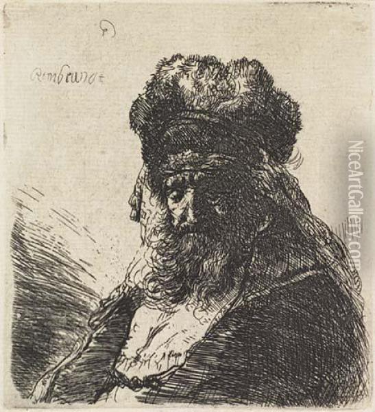 Untitled Oil Painting - Rembrandt Van Rijn